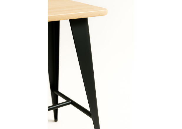 Mesa Meyer Alta Rectangular Madera Natural