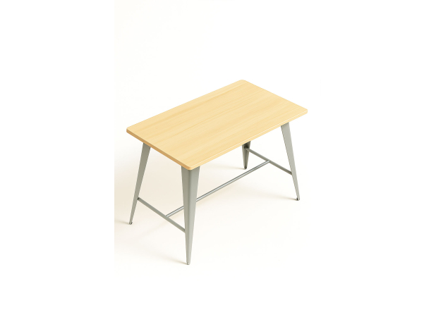 Mesa Meyer Alta Rectangular Madera Natural