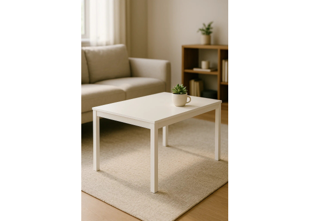 Mesa Centro Nait 75x40cm Blanco