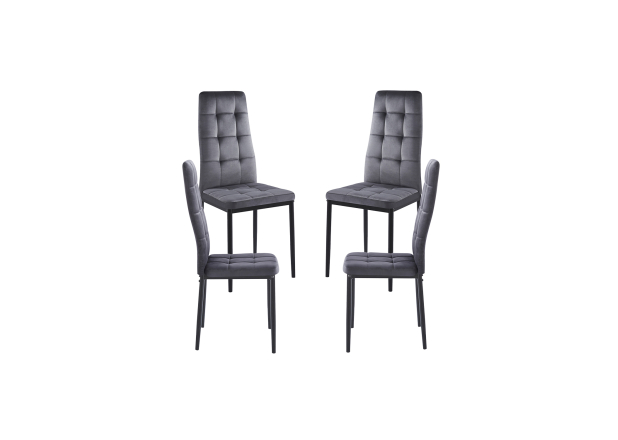 Pack 4 Cadeiras Clentor Veludo