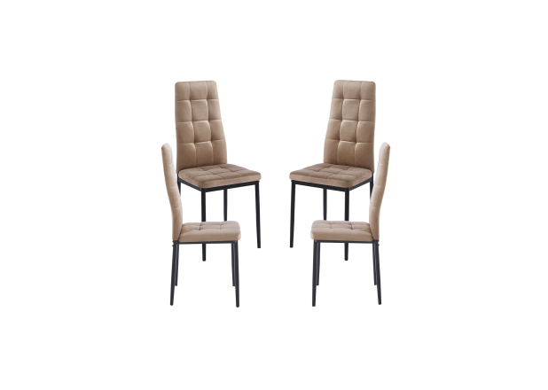 Pack 4 Sillas Clentor Terciopelo