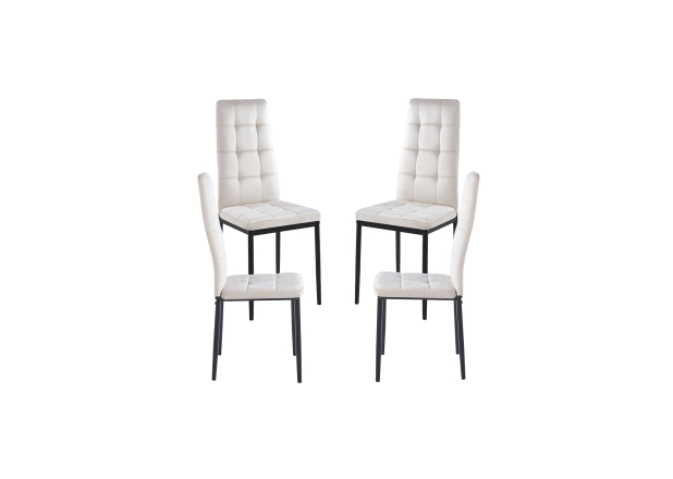 Pack 4 Cadeiras Clentor Veludo