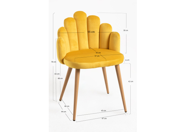 Silla Hanpe Terciopelo