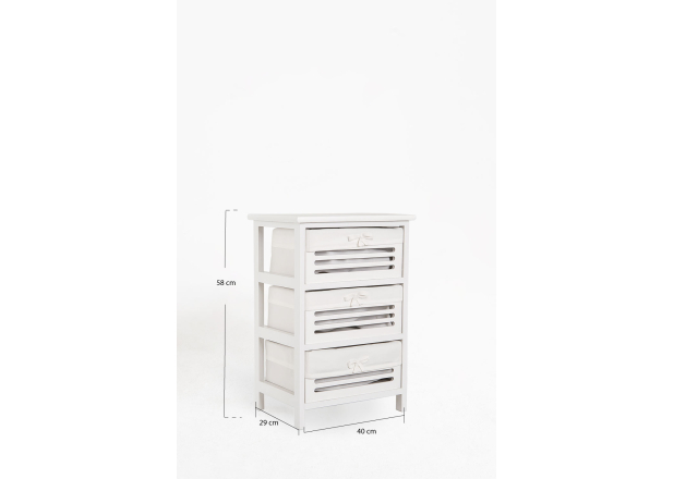 Cómoda Larga Taroki 3 Gavetas