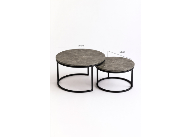 Set 2 Mesas Auxiliares Milte