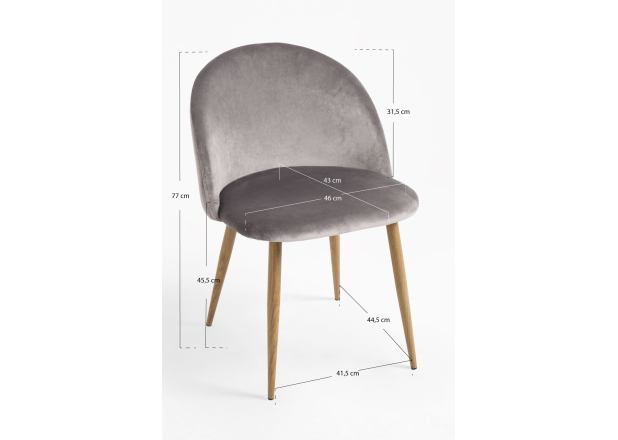 Silla Hill Terciopelo