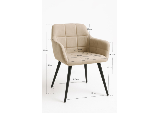 Cadeira Viroma Veludo