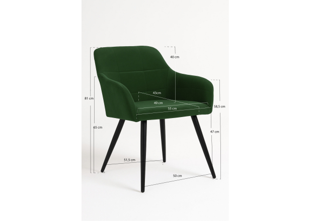 Cadeira Viroma Veludo