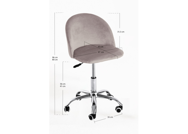 Silla Timy Terciopelo Office