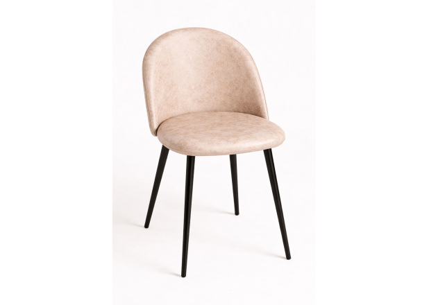 Silla Black Leo Polipiel Vintage