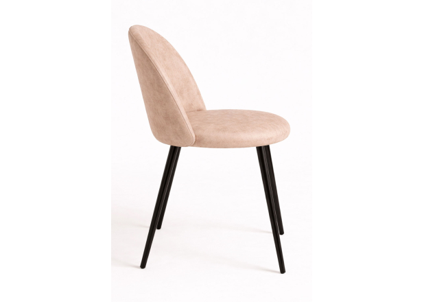 Silla Black Leo Polipiel Vintage