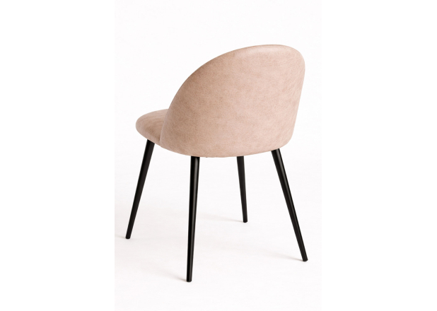 Silla Black Leo Polipiel Vintage