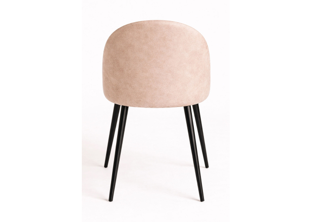 Silla Black Leo Polipiel Vintage