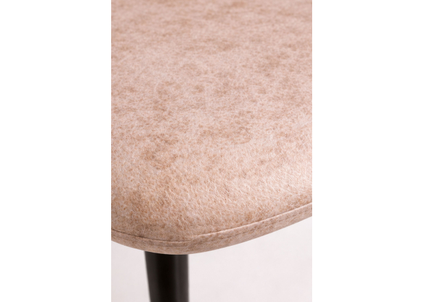 Silla Black Leo Polipiel Vintage