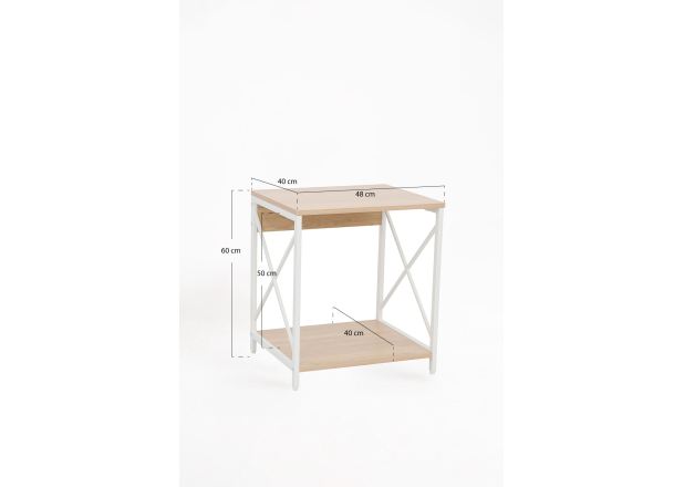 Mesa de cabeceira Lysle com gaveta