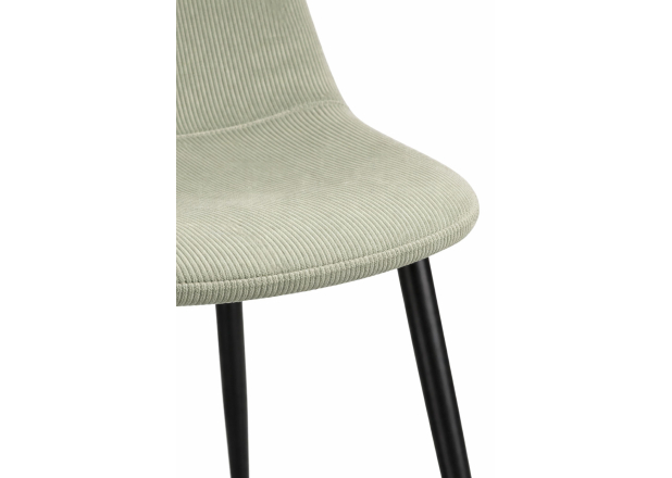 Silla Black Leo Tela