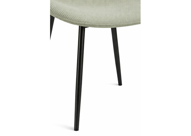 Pack 4 Sillas Black Leo Tela