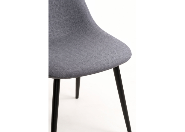 Silla Black Leo Tela