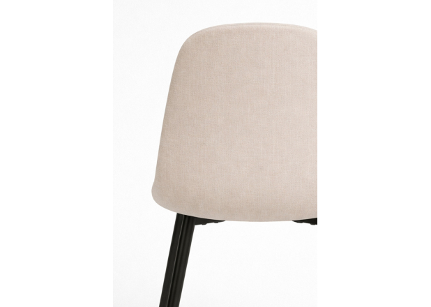 Silla Black Leo Tela