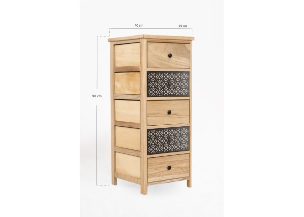 Cajonera Ancha Nolatid 5 Cajones