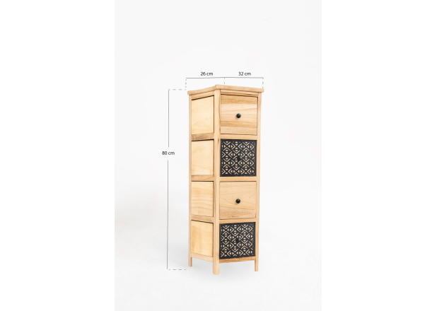 Cajonera Estrecha Nolatid 4 Cajones