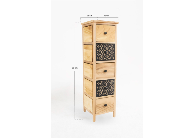 Cajonera Estrecha Nolatid 5 Cajones