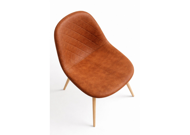 Cadeira Leo Couro Sintético