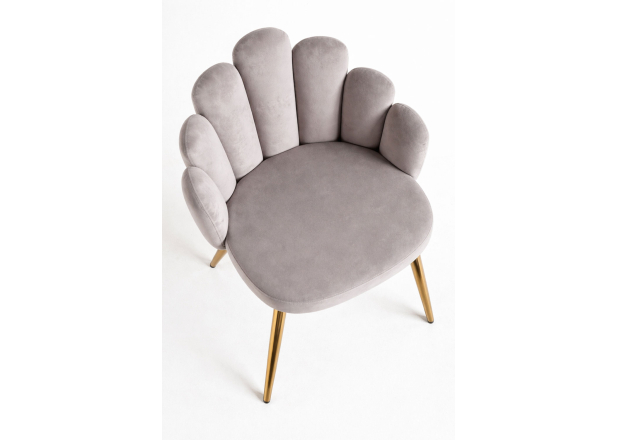 Silla Hanpe Gold Terciopelo