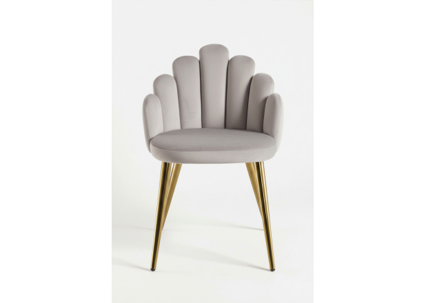 Silla Hanpe Gold Terciopelo