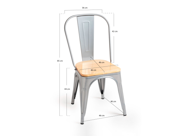 Silla Meyer Madera Natural