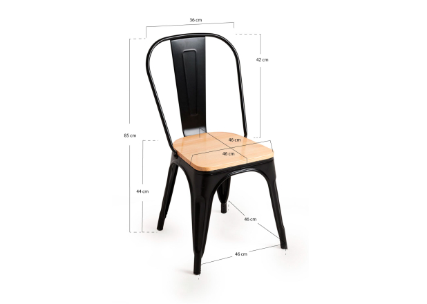 Silla Meyer Madera Natural