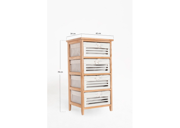 Cajonera Ancha Shomni 4 Cajones