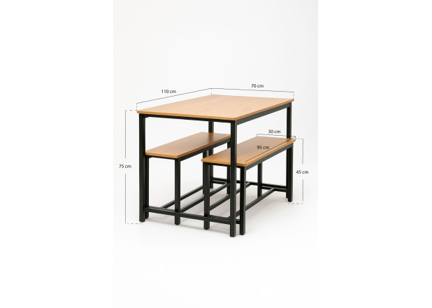 Set Bancos + Mesa Zane