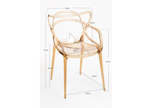 Cadeira Power Transparente