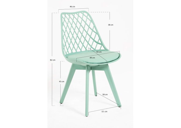 Pack 4 Cadeiras Mani Suprym