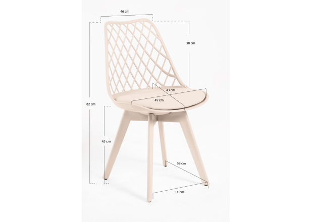 Pack 4 Cadeiras Mani Suprym