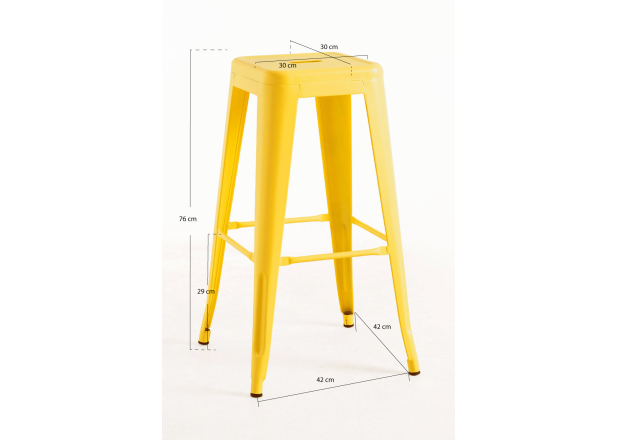 Pack 4 Taburetes Meyer Altos