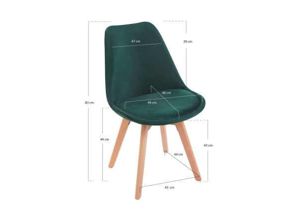 Silla Mona Terciopelo