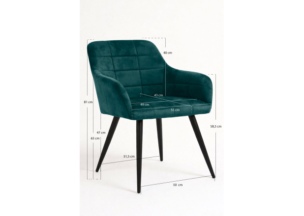 Silla Viroma Terciopelo