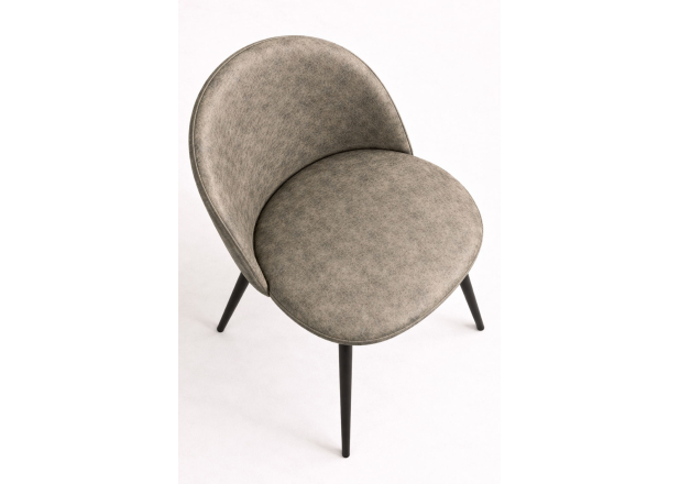 Pack 4 Cadeiras Black Vint Couro Sintético Vintage