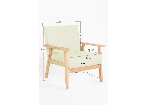 Sillón Mordex Tela