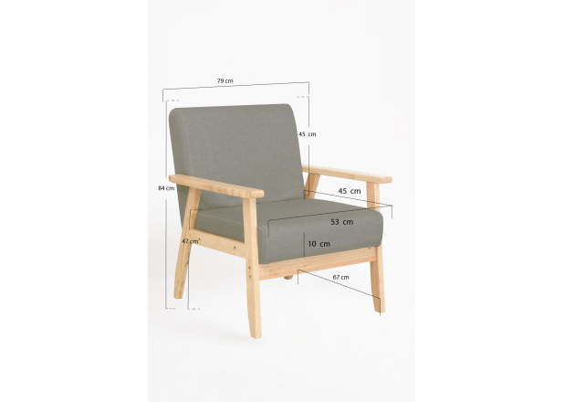 Sillón Mordex Tela