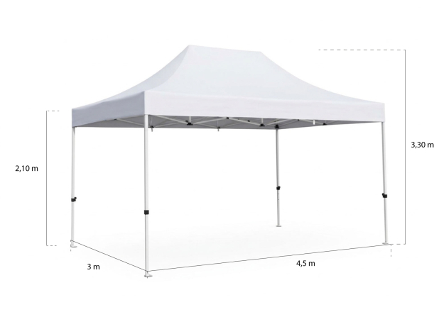 Tenda 3x4,5 Force Ignífuga