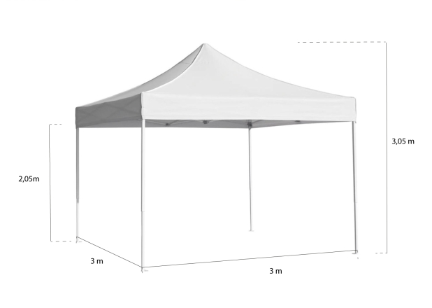 Carpa 3x3 Line