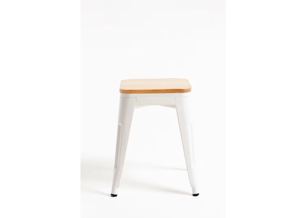 Pack 4 Taburetes Meyer Pequeños Madera Natural