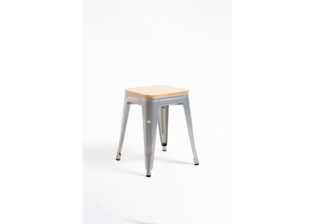 Pack 4 Taburetes Meyer Pequeños Madera Natural