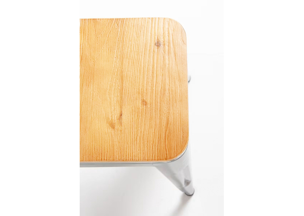 Pack 4 Taburetes Meyer Pequeños Madera Natural