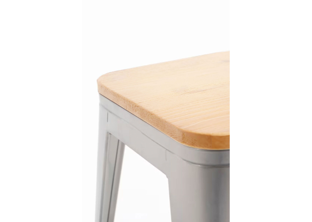 Pack 4 Taburetes Meyer Pequeños Madera Natural