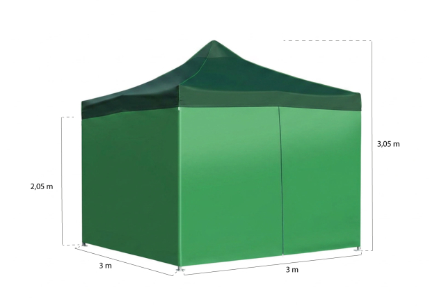 Tenda 3x3 Line (Kit Completo)