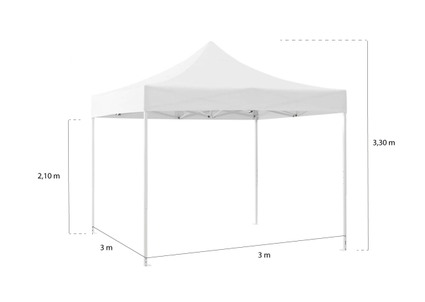 Tenda 3x3 Estruper Edition Branco